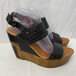 Anthropologie Musse Cloud Poslow Leather Sandal